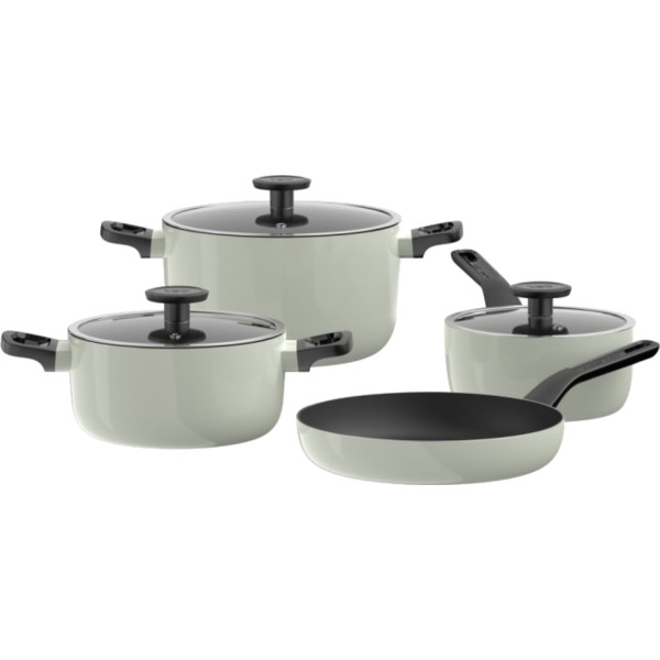 Фото - Набор посуды Berghoff 3950636 LEO Glints Sage 7 пр.
