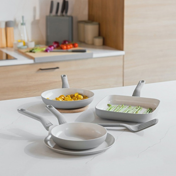 Фото - Набор сковород Berghoff 3950442 LEO Balance Moonmist 4 шт.