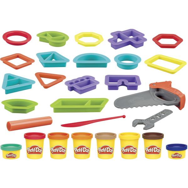 Фото - Наборы для лепки Hasbro Play-Doh BUILD AND SHAPE SET (G0345_G0347)