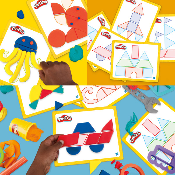 Фото - Наборы для лепки Hasbro Play-Doh BUILD AND SHAPE SET (G0345_G0347)