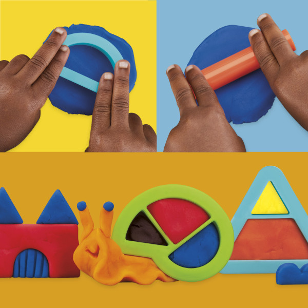 Фото - Наборы для лепки Hasbro Play-Doh BUILD AND SHAPE SET (G0345_G0347)