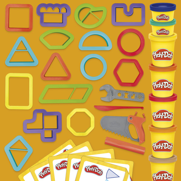 Фото - Наборы для лепки Hasbro Play-Doh BUILD AND SHAPE SET (G0345_G0347)