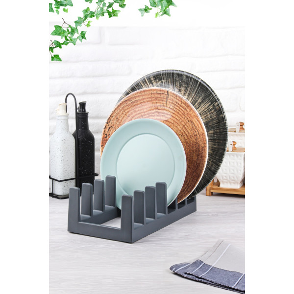 Фото - Подставка для кухонных принадлежностей Idea Home Grey (00660)