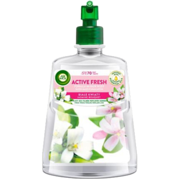 Фото - Освежитель воздуха для комнаты Air Wick Active Fresh Автоматический Jasmine Bouquet 228 мл