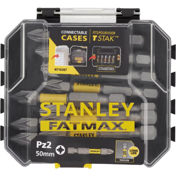 Фото - Набор бит для отвертки Stanley FatMax 10 шт. (STA88572)