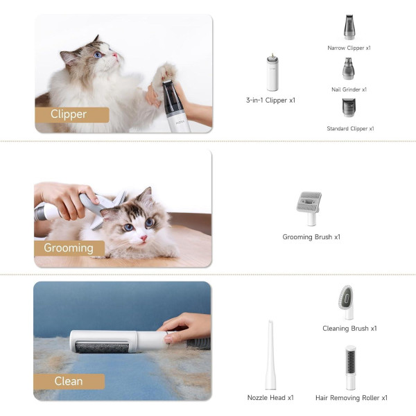 Фото - Машинка для стрижки животных Mova Pet Grooming G1Pro (CH2)