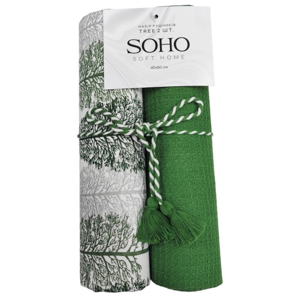 Фото - Набор полотенец SOHO 40х60 см Tree 2 шт. (BS 65527C)