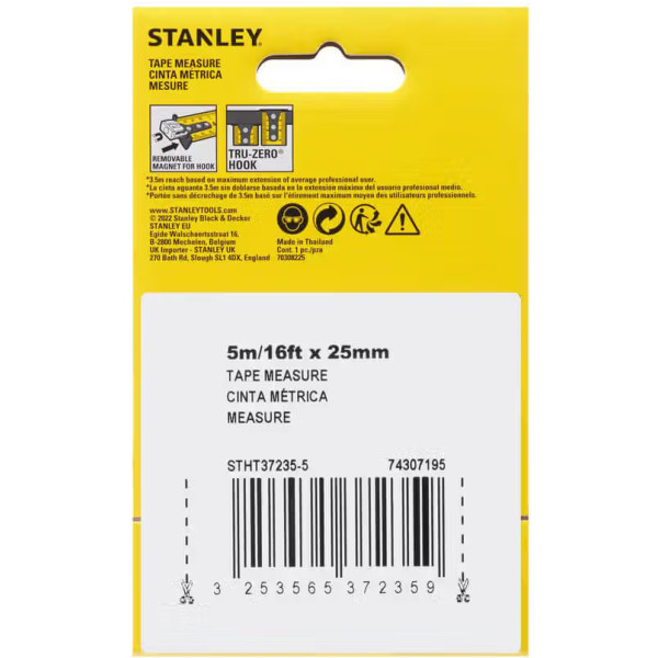 Фото - Рулетка Stanley CONTROL-LOCK 5 м (STHT37235-5)