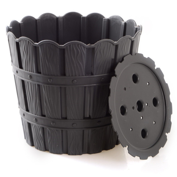 Фото - Вазон VIOLET HOUSE 1052 BAMBOO ANTRACITE 0.6 л.