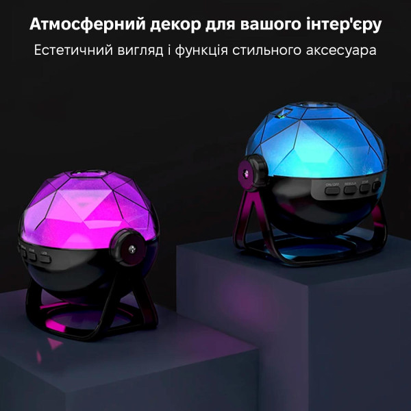 Фото - Ночник детский INSPIRE лазерный проектор звездного неба Звездная река и звездное небо (LWS-R-12)
