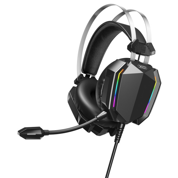 Фото - Гарнитура проводная игровая XO GE-07 Static Gaming Black