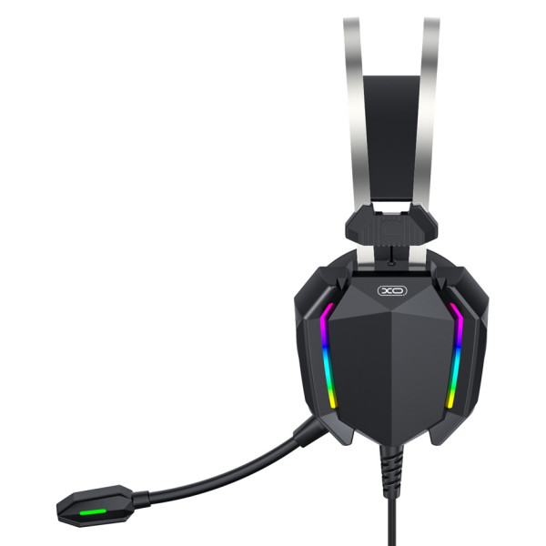 Фото - Гарнитура проводная игровая XO GE-07 Static Gaming Black