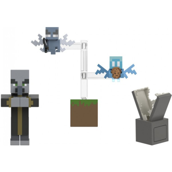 Фото - Коллекционные фигурки набор Minecraft из 2-х персонажей Minecraft (в ас.) (GTT53)