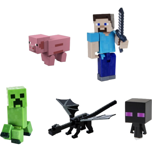 Фото - Коллекционная фигурка Minecraft Микро фигурки Minecraft (в ас.) (HJF78)