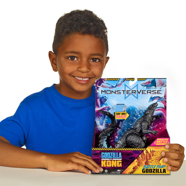 Фото - Фигурка мифического существа Godzilla vs. Kong ГОДЗИЛЛА ГОТОВ К БОЮ (18 см, звук) (35756N)