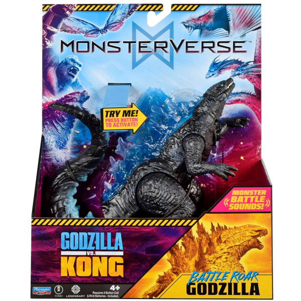 Фото - Фигурка мифического существа Godzilla vs. Kong ГОДЗИЛЛА ГОТОВ К БОЮ (18 см, звук) (35756N)