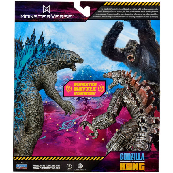 Фото - Фигурка мифического существа Godzilla vs. Kong ГОДЗИЛЛА ГОТОВ К БОЮ (18 см, звук) (35756N)