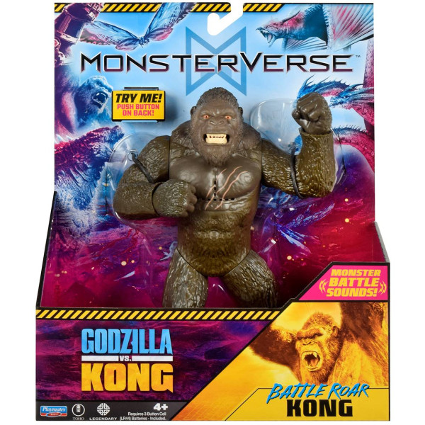 Фото - Фигурка мифического существа Godzilla vs. Kong КОНГ ГОТОВ К БОЮ (18 см, звук) (35757N)