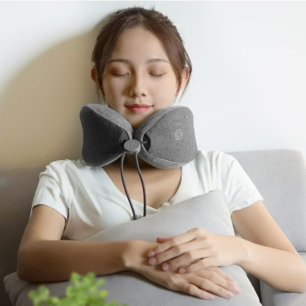 Фото - Массажер для шеи Xiaomi LF Massage sleep neck pillow Gray (LR-S100)