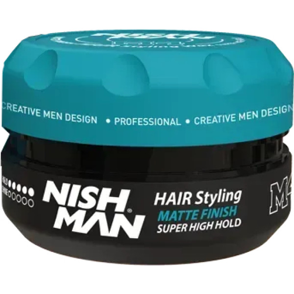 Фото - Гель и воск для укладки волос Nishman Matte Pomade M4 100 мл (8682035081081)