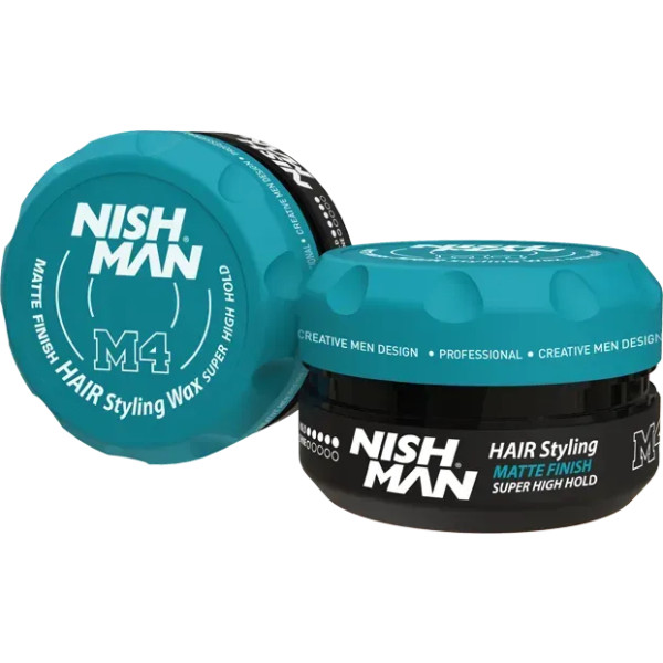 Фото - Гель и воск для укладки волос Nishman Matte Pomade M4 100 мл (8682035081081)