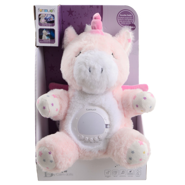 Фото - Ночник-игрушка Funmuch Единорожка с функцией колебания проектором (FM666-74)