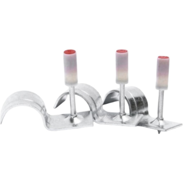 Фото - Гвозди монтажные Voltronic YT-PMN25PC 8х53мм, зажим для труб Ø30мм, 80 шт.