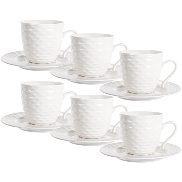 Фото - Сервиз чайный Lefard Волна без золота 220 мл 12 пр. (359-482)