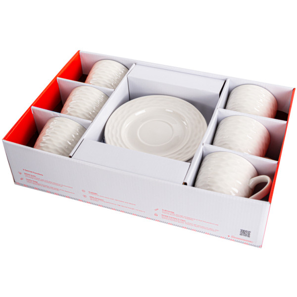 Фото - Сервиз чайный Lefard Волна без золота 220 мл 12 пр. (359-482)