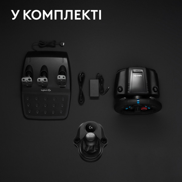 Фото - Руль Logitech G29 Racing Wheel and Pedals for PS4-5 and PC + Shifter USB-PLUG-EMEA-914-EU (991-000557)