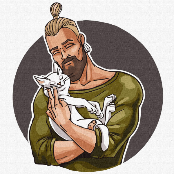 Фото - Картина по номерам Ideyka Объятия 30х30 см (KHO8354)