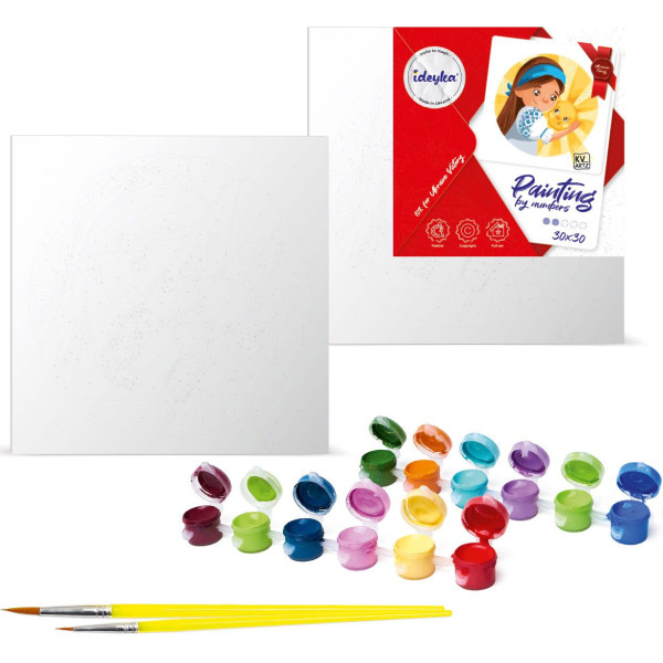 Фото - Картина по номерам Ideyka Объятия 30х30 см (KHO8354)