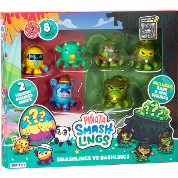 Фото - Коллекционная фигурка набор Pinata Smashlings ПРИЧУДЛИВЫЕ ГЕРОИ (8 фигурок, в ассорт.) (SL2065)