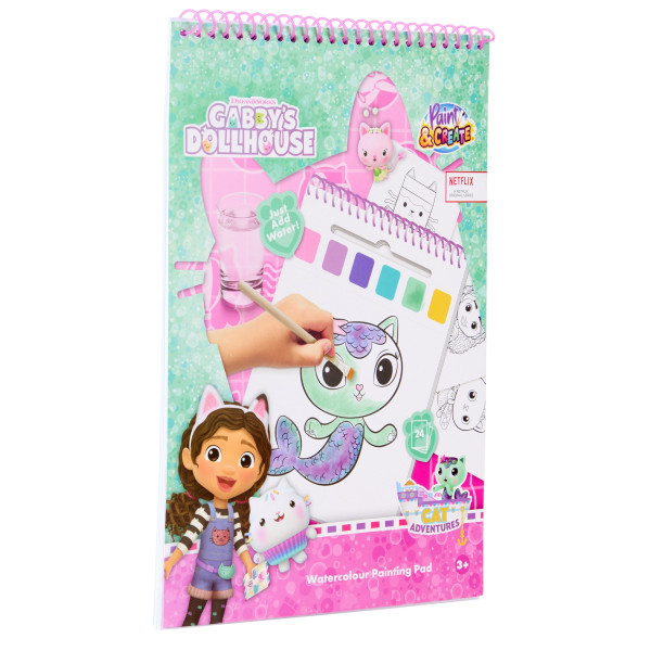 Фото - Раскраски водные Disney 24 листа GABBY'S DOLLHOUSE (GD24355)