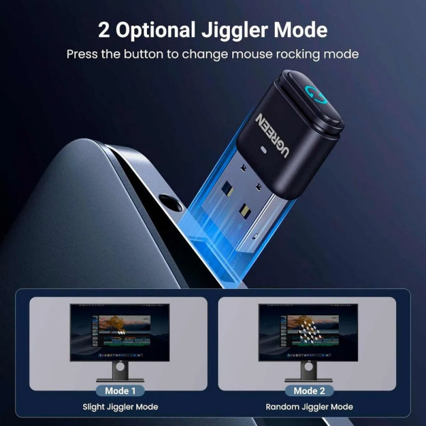 Фото - Адаптер сети Bluetooth USB UGREEN BT301 Bluetooth 5.3 Black (35994)