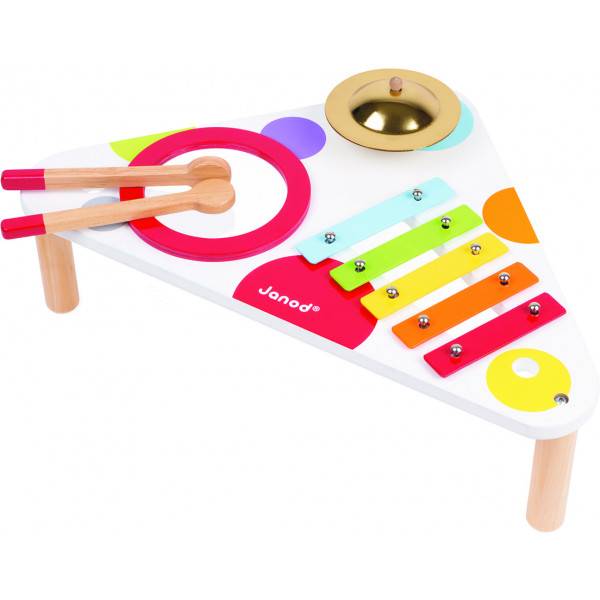 Фото - Ксилофон Janod Стол с ксилофоном (J07634) Фото - Ксилофон Janod Стол с ксилофоном (J07634)