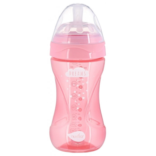 Фото - Уценка - Бутылочка для кормления Nuvita Антиколиковая Mimic Cool 250 мл Pink (NV6032PINK)