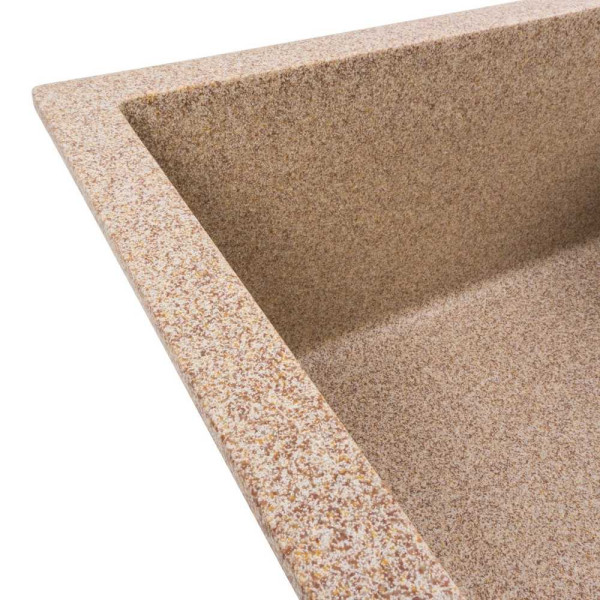 Фото - Мойка кухонная VALESO 7050 CASCADA матовая Карамель