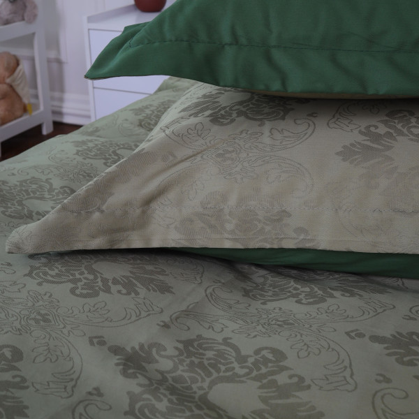 Фото - Комплект постельного белья MirSon King Size 220х240 см 6037 Nellie Сатин Жакард (2200009023279)