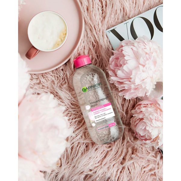 Фото - Мицелярная вода Garnier SKIN NAT очищающая 400 мл