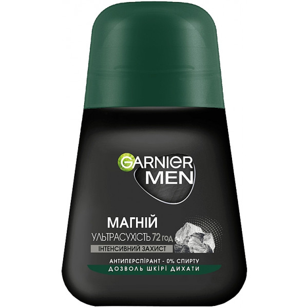 Фото - Дезодорант шариковый Garnier Men Магний Ультрасухость 50 мл (3600542310031)