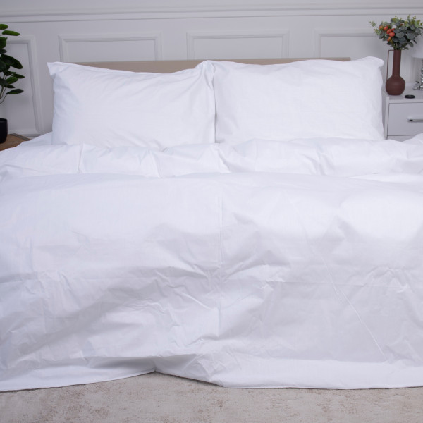 Фото - Комплект постельного белья MirSon Ranforce Elite 11-2107 White 2х160х220 см (2200004730639)