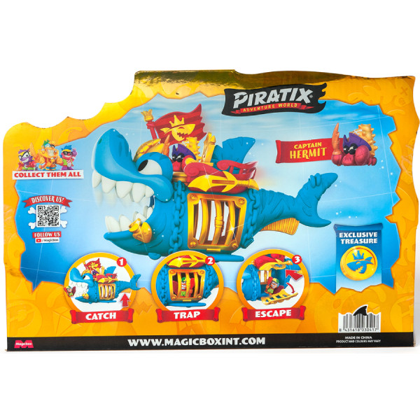 Фото - Набор игровых фигурок Piratix S - КОРОЛЕВСКАЯ АКУЛА (PPXSP112IN10)