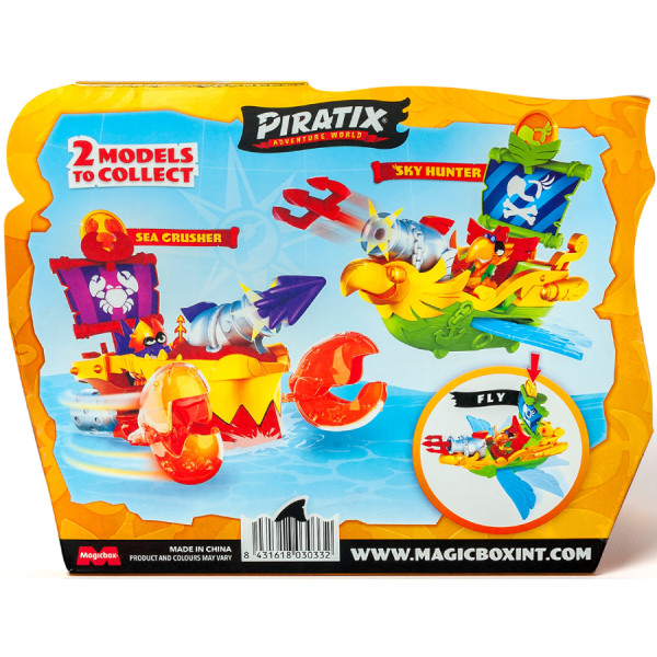 Фото - Игровой набор Piratix S - ПИРАТСКИЙ КОРАБЛЬ НЕБЕСНЫЙ ОХОТНИК (PPXSP114IN10)