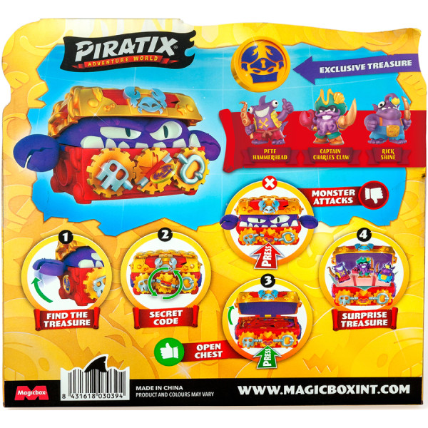 Фото - Набор игровых фигурок Piratix S - СУНДУК С СОКРОВИЩАМИ (PPXSP116IN00)