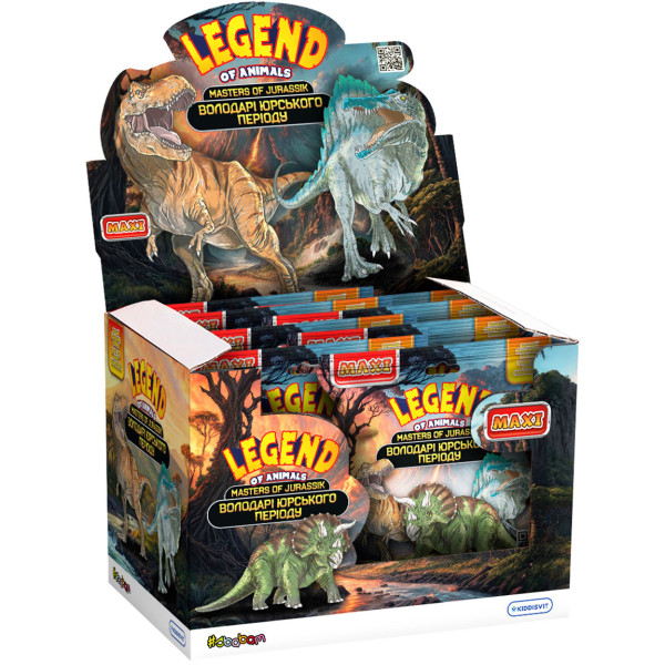 Фото - Стретч-антистресс #sbabam LEGEND OF ANIMALS МАКСИ – ВЛАСТЕЛИНЫ ЮРСКОГО ПЕРИОДА (106/CN23)