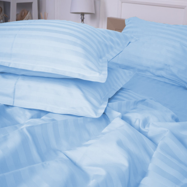 Фото - Комплект постельного белья MirSon Сатин-страйп Valentino 143х210х2 см (2200000037855)