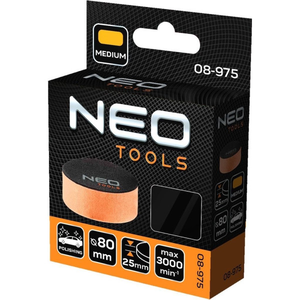 Фото - Круг шлифовальный Neo Tools 80x25 мм (08-975)