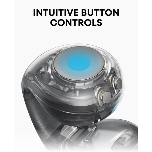 Фото - Наушники вкладыши беспроводные TWS Anker SoundСore C40i Clear (A3331G01)