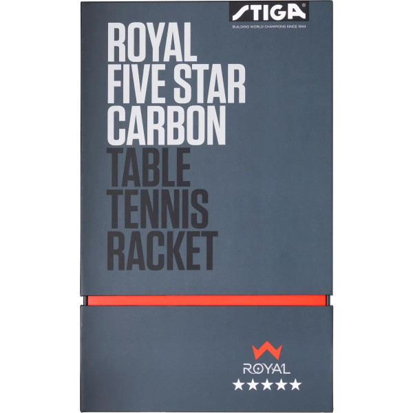 Фото - Ракетка для настольного тенниса Stiga Royal Carbon 5 Star FL (1215-2818-01)